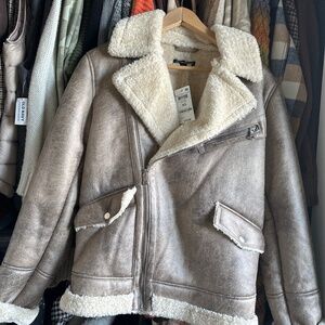 BRAND NEW Faux Fur INC Coat-XS